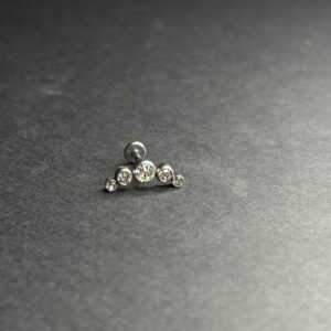 Titanium Helix Piercing Stud  | ASTM F-136