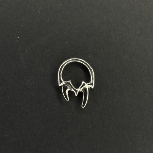 Titanium Septum Pincher | Devil Horns Design | High-Polish G23 Medical Grade | Hypoallergenic Nose Piercing